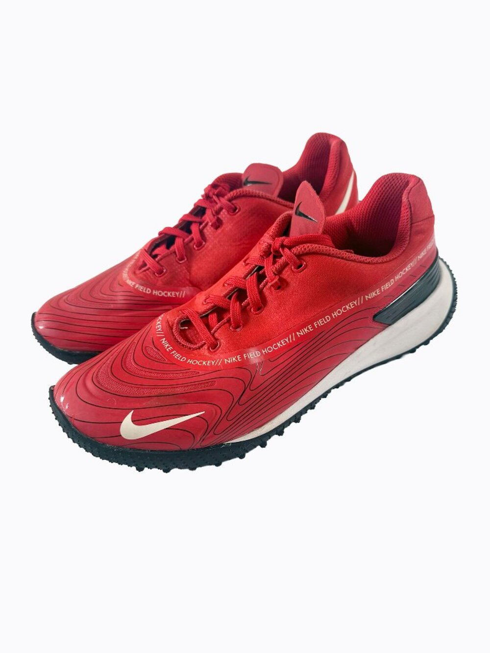 Nike Vapor Drive Field Hockey Red Turf Shoes Cleats AV6634-610 Mens 7.5 Athlete